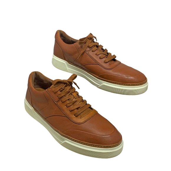 Allen Edmonds‎ Burke Brown Leather Lace-Up Sneakers Mens Size 13 E (Wide) - Picture 7 of 11